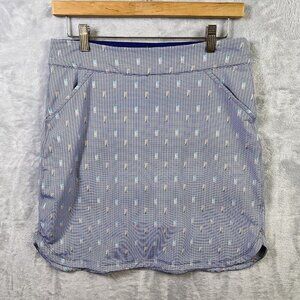 Peter Millar Skort Women's Small Blue Tennis Pickleball Athletic Lined Pull On